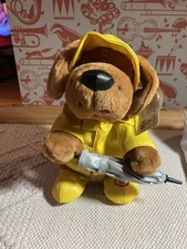 Vintage Singing In The rain Animatronic Moving Sounds Dog Plush Working