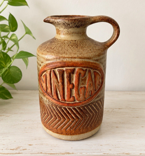 Signed vintage studio pottery - signed,