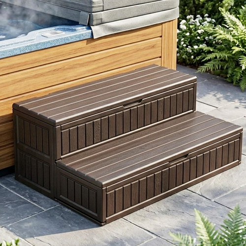 Hot tub steps - hot,