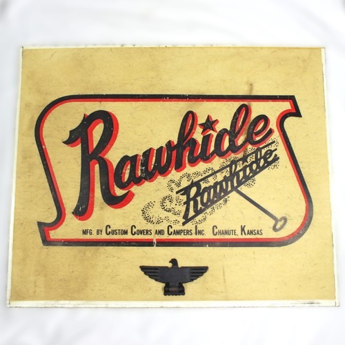Vtg rare rawhide camper - rare,