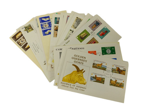 First day covers - day, guernsey