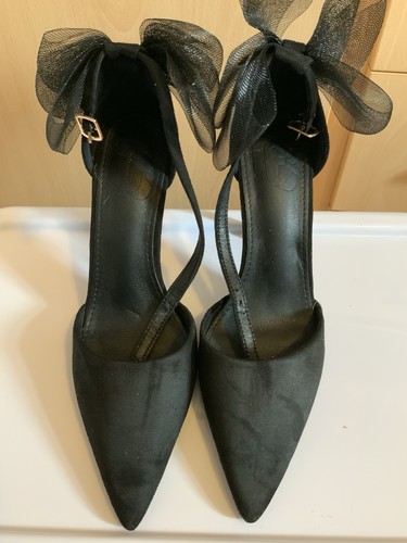 Black stiletto occasion shoes - stiletto,