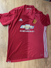 Manchester United FC Adidas 2015 Home Shirt Newton Heath Size XL