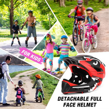 Kids Detachable Full Face Bike