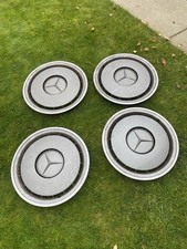 Genuine Mercedes Benz W124 190e W126 15" Hub Caps Wheel Covers X4 1244010924
