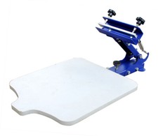 TECHTONGDA Simple 1 Color T-shirt Screen Printing Machine with Fixed Pallet