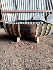 Whiskey barrel trough water - whiskey,