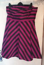 Purple and Black Dress From