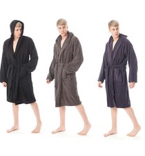 Bath Robe Men's Hooded