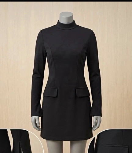 Women black long - black, sleeve