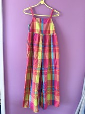Rainbow Check Smocked Cotton