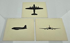Handley Page Hastings C Mk1 Aircraft Recognition Card Set R.O.C. Silhouette 1949