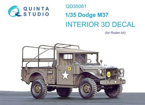 Dodge m37 interior - , 3d