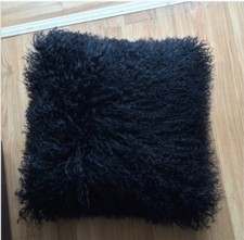 Pillow Real Mongolian Lamb Fur