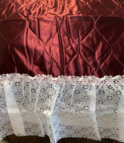 Vintage satin quilted - vintage,