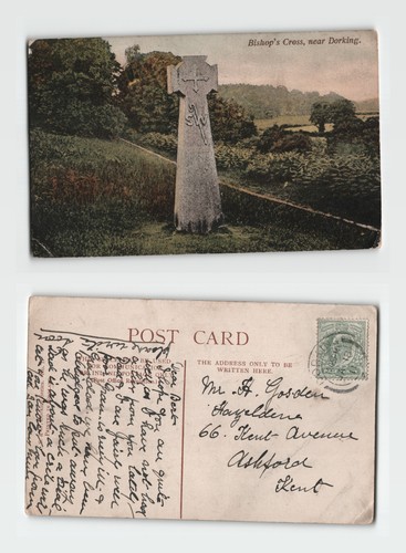 Postcard bishop cross near - postcard, bishop's