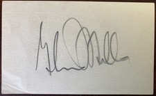 GLENN MILLER-Signed card w/