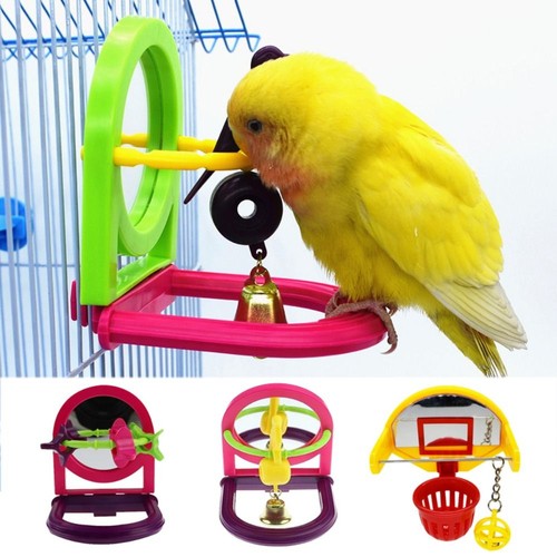 Removable bird cage mirror - removable,