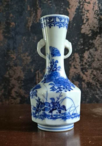 Antique japanese arita blue - blue, &