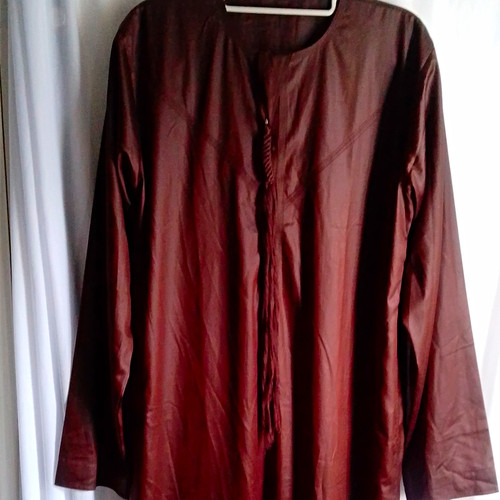 Man dark brown - dark, kaftan