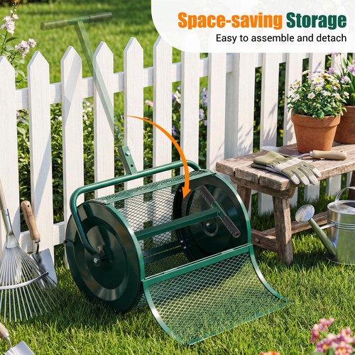 Compost spreader adjustable - compost,