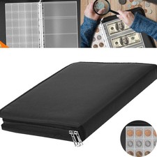 24 Pages Black Coin Album for