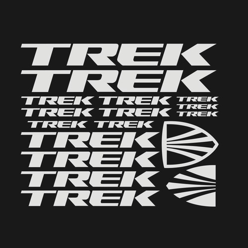 Trek bike vinyl labels decals - trek,