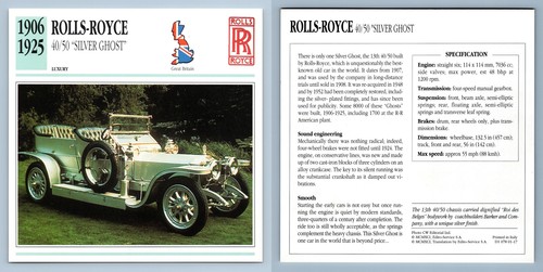 Rolls royce silver - "silver, ghost"-
