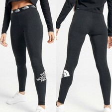 The North Face Womens Activewear Gym Leggings Sports Yoga Logo Jogging Pants