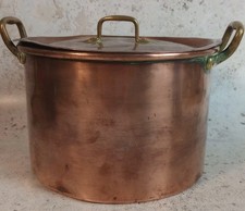 Vintage Copper Pot with Lid