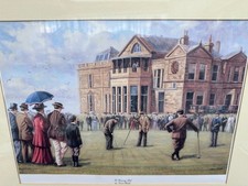 Large Framed St Andrews Golf