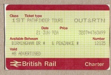 APTIS special card - Charter maroon 1992 issued Gloucester - BR4599/40 Norprint