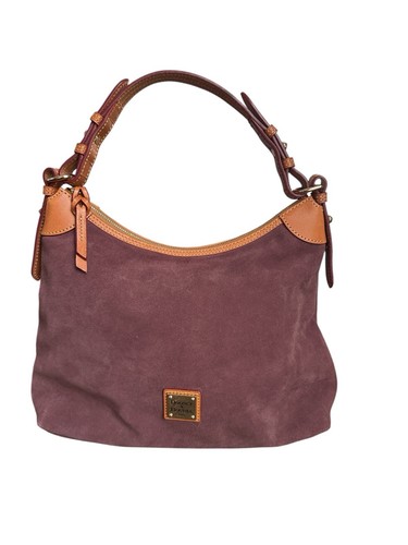 Dooney bourke suede hobo - suede,