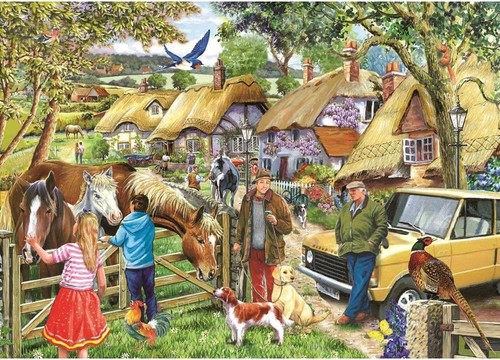 House puzzles horses - puzzles,