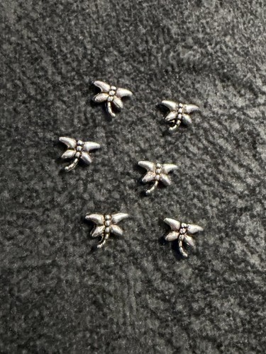 Metal dragonfly spacer beads - metal,