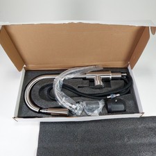 304 mono block pull down Stainless steel brushed chrome Silver kitchen faucet