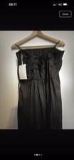Black long dress size 16 never
