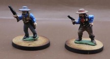 Wargames Foundry Miniatures 28mm Lawmen x 2 (AKX02)