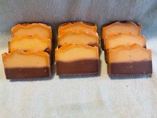 Handmade Soap Loaf - GOAT'S MILK  & CHOCOLATE & ORANGE BAR - PAMPER CAFE