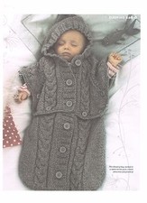 Baby sleeping bag knitting