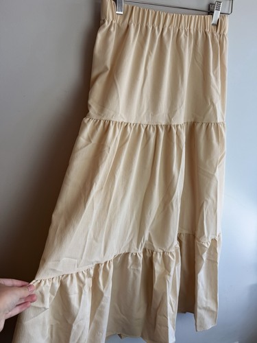 New beige maxi - skirt, s