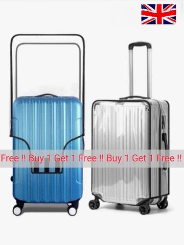 Clear suitcase covers - suitcase,