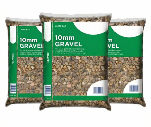 10mm pea shingle gravel 75kg - pea,