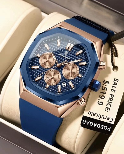 Men chronograph watch - chronograph,