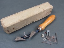 Vintage Tectool type plough plane old tool in box