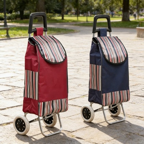 Foldable shopping trolley - foldable,