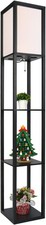 Floor Lamp with Shelves, 3