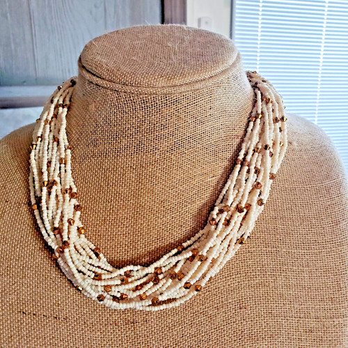 African zulu strand bead - zulu-,