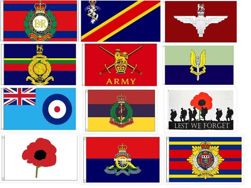 British armed forces flags - armed,
