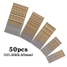 50 Piece SET of Drill Bits HSS